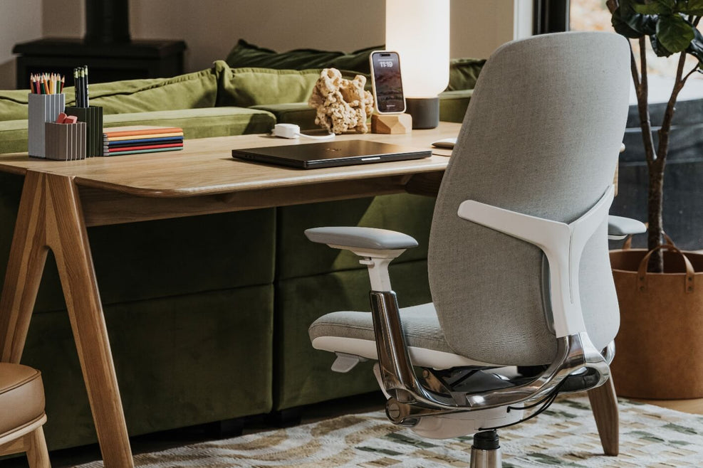Zody Upholstered Office Chair in lifestyle shot